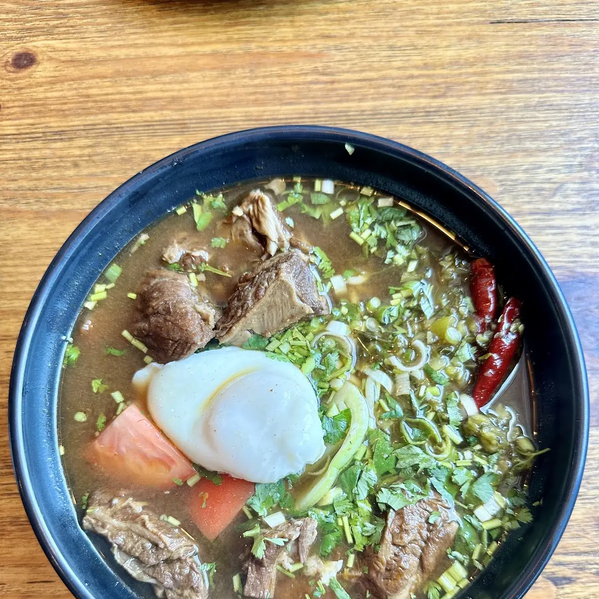 tomato beef brisket noodle soup 番茄牛腩面